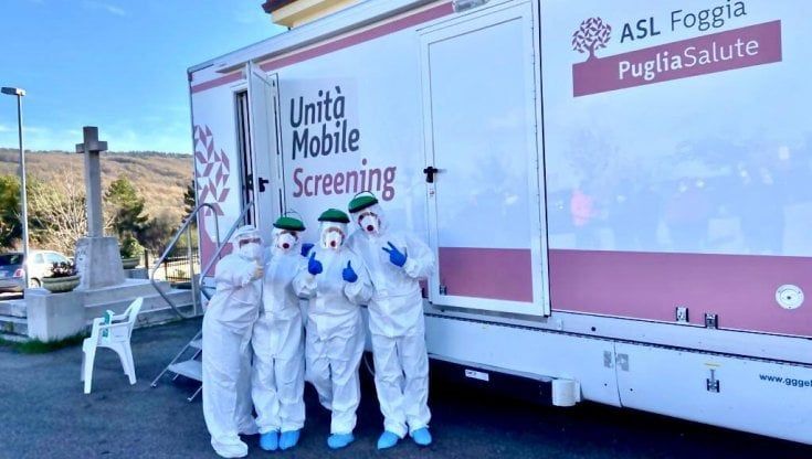 Covid, nel paese più piccolo della Puglia arriva un camper per i tamponi: ci sono 164 abitanti