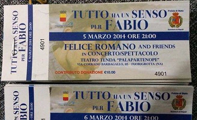 Artisti e sportivi al Palapartenope per Fabio