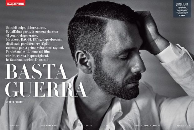 Raoul Bova risponde alla suocera su Vanity Fair: "Basta guerra, non sono un traditore superficiale"