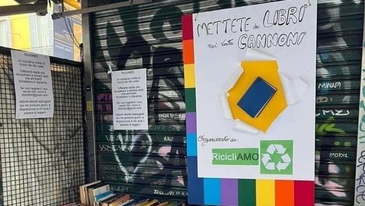 "Mettete dei libri nei vostri cannoni": l’idea di quartiere per riciclare i volumi che non servono più