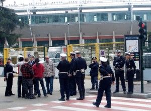 Tensione prima del derby<br />Arrestati cinque tifosi