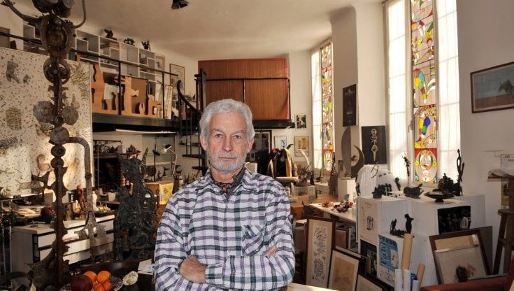 Milano, addio all'artista Gino Masciarelli: realizzò l'Omaggio al calciatore simbolo dei mondiali Italia '90