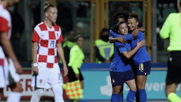 Qualificazioni mondiali donne; Italia-Croazia 3-0: le azzurre restano a punteggio pieno