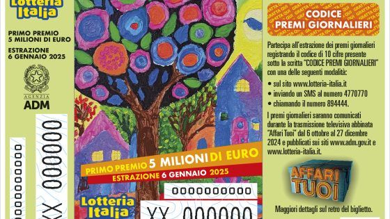 Lotteria Italia, boom di biglietti venduti: +28% rispetto al 2023 grazie soprattutto ad ADM e alla rete dei tabaccai