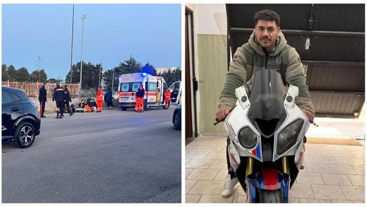 Con la moto contro un’auto, muore a 25 anni Luigi Elia Calora. “Ennesima vittima della statale 275”