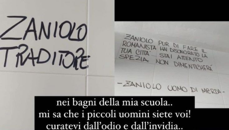 "Zaniolo ti picchiamo quando vogliamo". Insulti e minacce al liceo della sorella a La Spezia