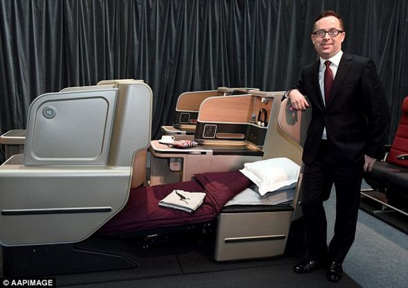 Dormire al decollo, Qantas' airways presenta la nuova business class