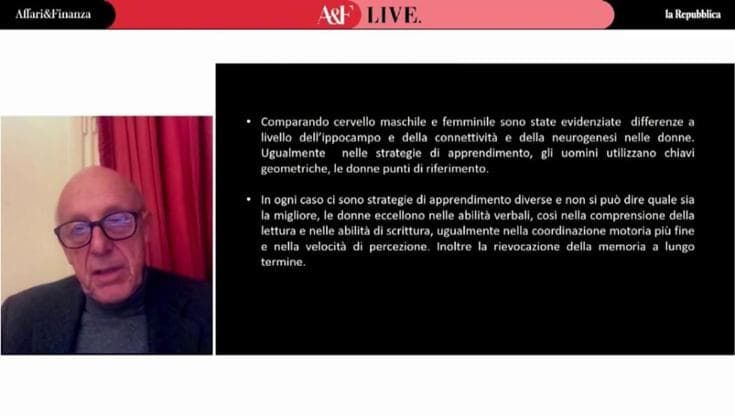 Closing the gender gap, Ammaniti: "Nell'apprendimento gli uomoni utilizzano chiavi geometriche, le donne punti di riferimento"