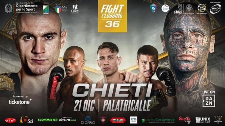 Lorusso, il pugile tatuato sul ring nella riunione di Chieti