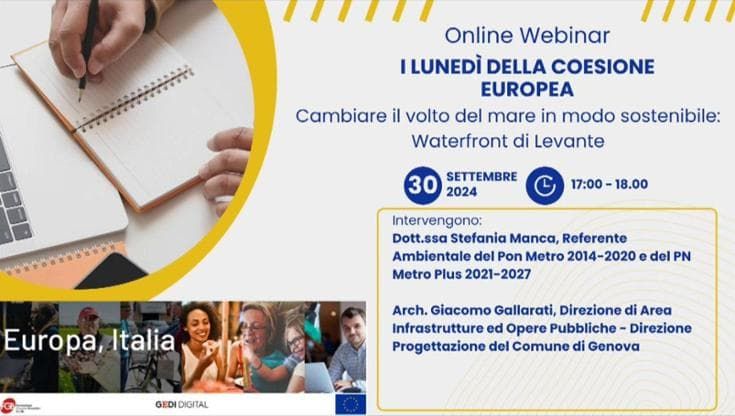 Europa - Italia: Cambiare il volto del mare in modo sostenibile. Waterfront di Levante