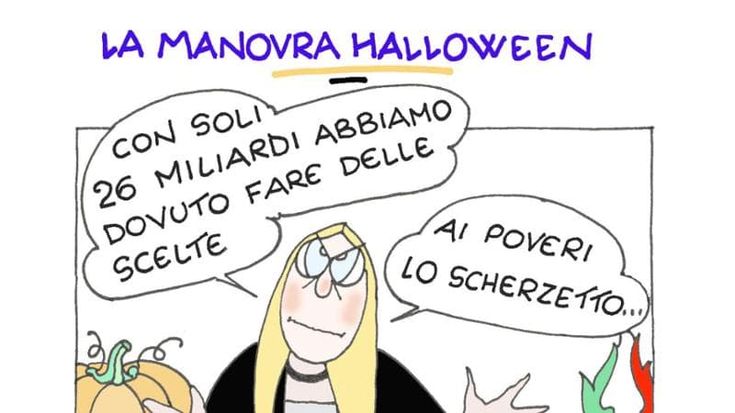 The Halloween manoeuvre: a cartoon by Ellekappa