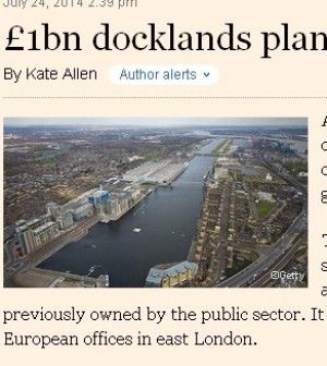 Pechino investe 1,2 miliardi a Londra: sui docks del Tamigi una China-city per il business