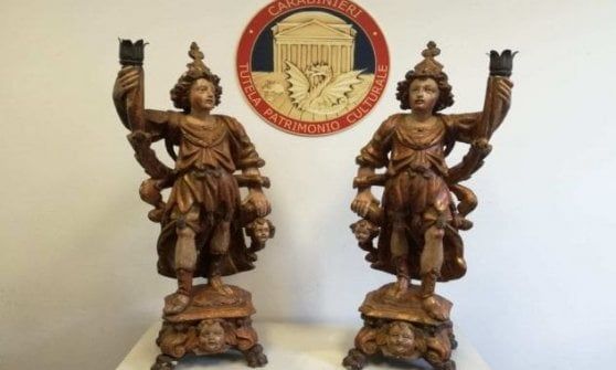 Parma, ritrovate in fiera statue rubate dodici anni fa in una chiesa 