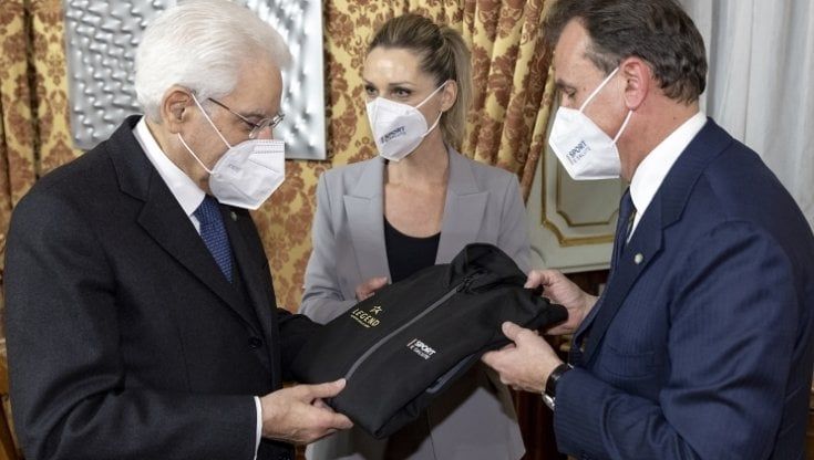 Una delegazione di Sport e Salute ricevuta al Quirinale da Mattarella