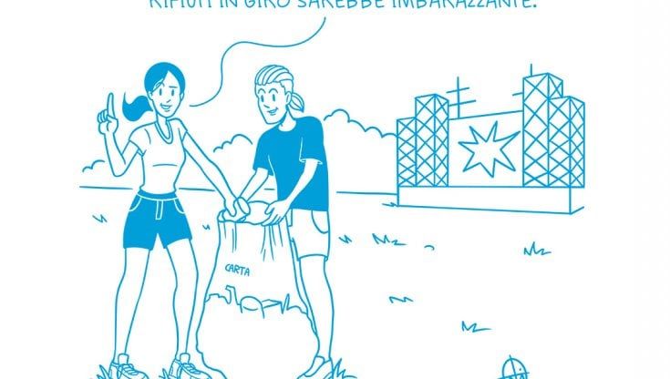 Azzurra arriva a Bresso per l'ultima tappa del Jova Beach Party