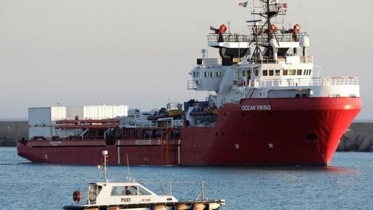 Destinata a Genova l’Ocean Viking con 438 migranti a bordo. L’arrivo è previsto per lunedì