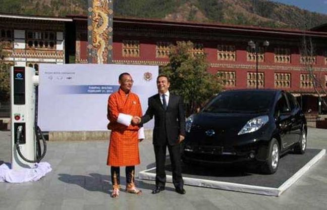 Auto elettriche, accordo Nissan e Stato del Buthan