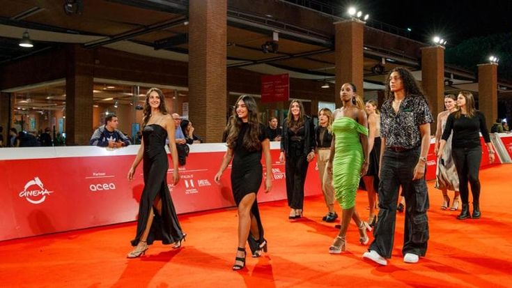 Le “Lupe” del Roma Volley sul red carpet della festa del cinema