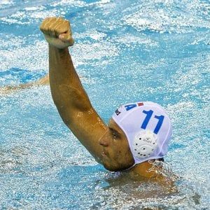 Il pallanuotista Aicardi all'elementare di Montesignano