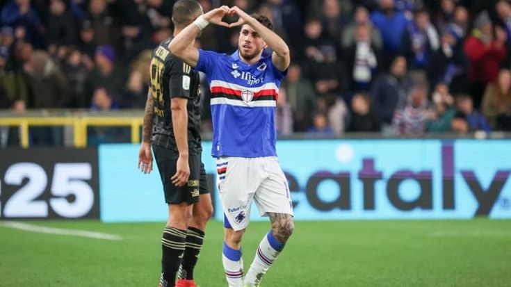 Sampdoria, un lampo di Cherubini non basta. Gioia Entella con Parodi