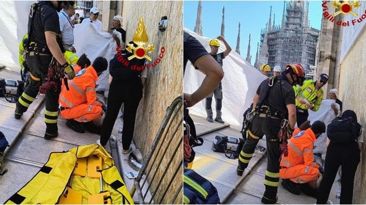 Terrazze del Duomo, un presidio anti-malori dopo la turista cinese finita in ospedale per il caldo
