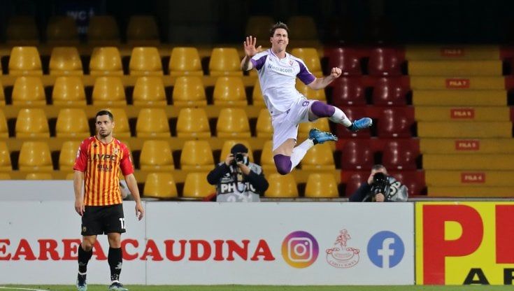 Benevento-Fiorentina 1-4: Vlahovic da copertina, travolti i giallorossi