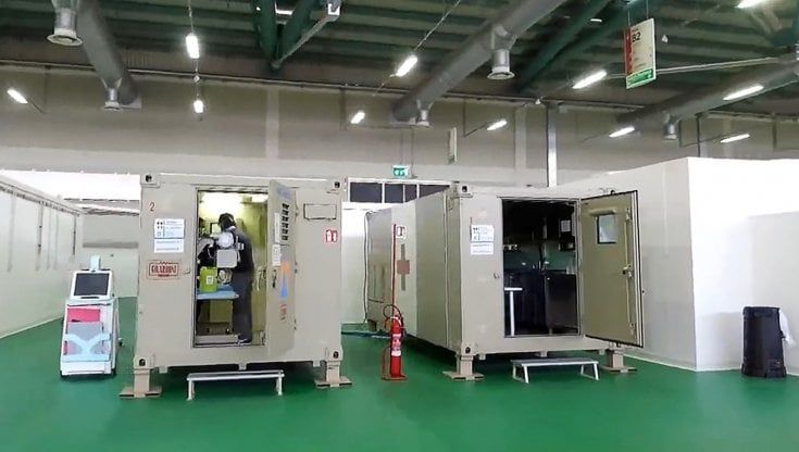 Riapre la terapia intensiva in Fiera a Bergamo, occupati quattro posti letto