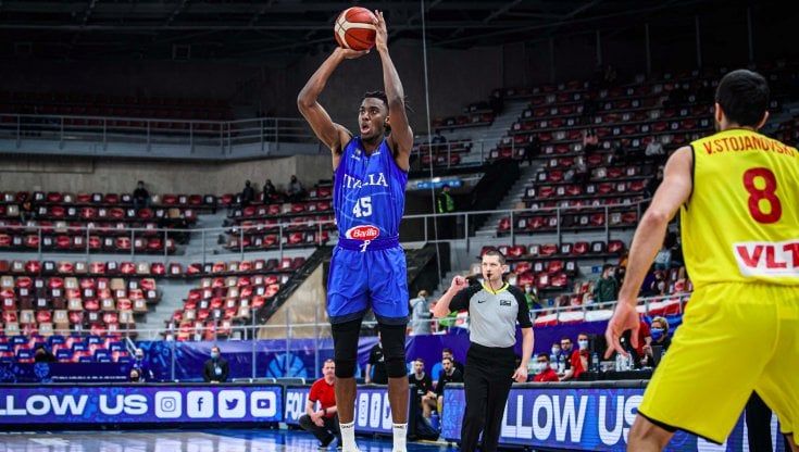 Basket, qualificazioni Euro 2022: l'Italia dura solo metà gara e va ko con la Macedonia