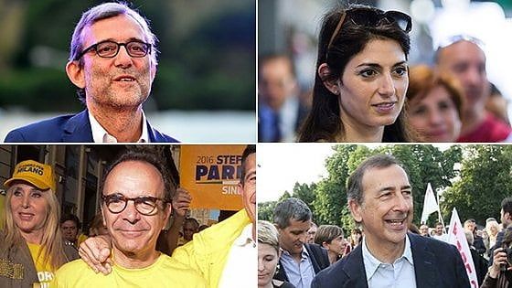 Comunali, ultimi appelli dei candidati. Ma i leader non si fanno vedere