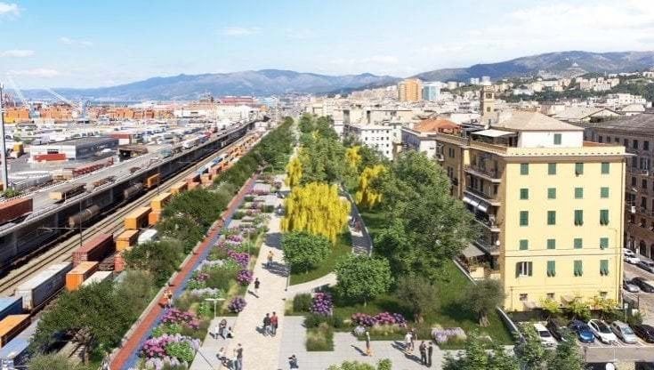 Genova, Lungomare Canepa, ok al parco ma addio alle barriere antirumore