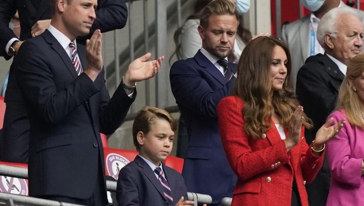 Inghilterra-Germania: a fare il tifo sugli spalti di Wembley c'è anche il principino George