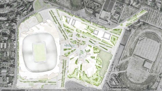 Ecco il progetto del nuovo stadio di San Siro: 60mila posti e un distretto di sport e shopping