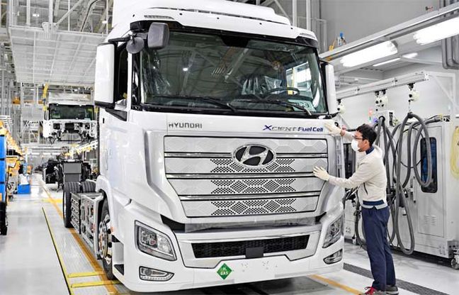 Hyundai, spinge le vendite dei camion a idrogeno