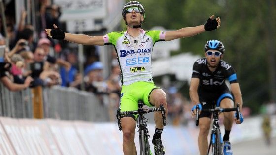 Giro d'Italia, Battaglin fa l'impresa a Oropa. Pozzovivo spaventa Uran