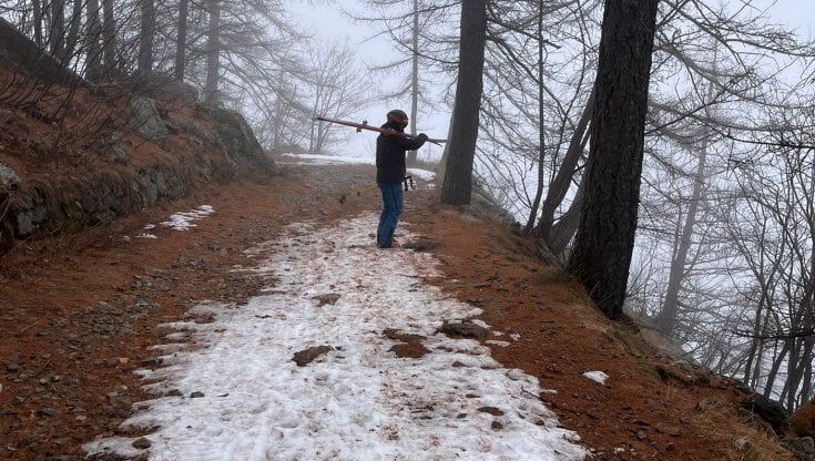 Valle Gesso, il rifugio deve chiudere: troppo caldo anche per un giro con le ciaspole