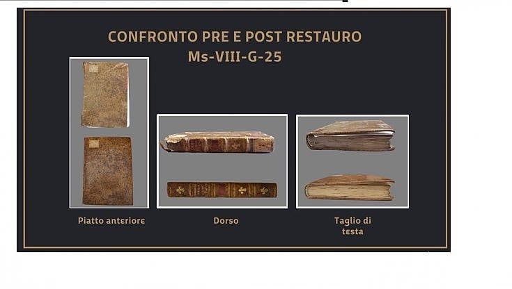 Biblioteca nazionale di Napoli: restaurati tre codici trecenteschi