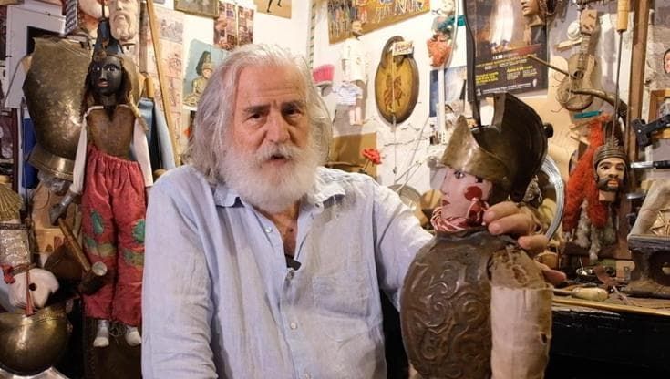 La Macchina dei sogni accende Polizzi Generosa con il pupo donato a Cuticchio da Scorsese