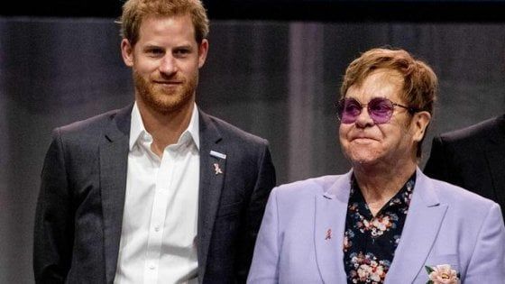 Elton John & Harry Windsor: coppia reale contro l'Aids