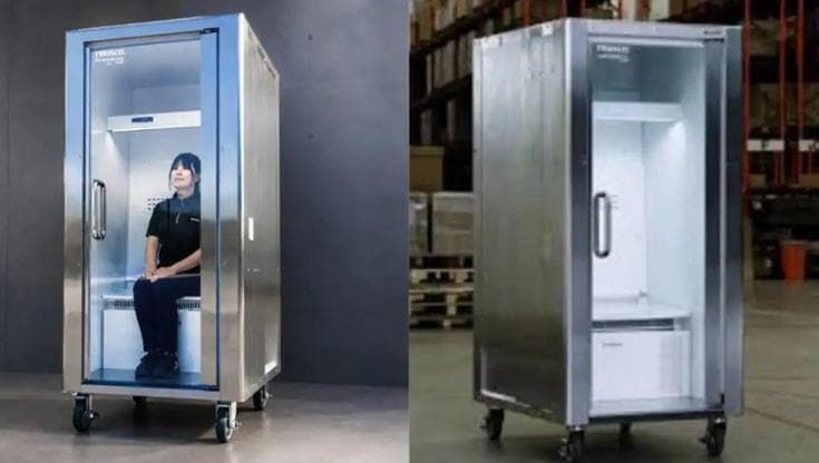 Il frigo per umani contro le ondate di calore