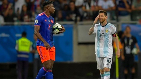 Coppa America, Colombia-Argentina 2-0: decidono Martinez e Zapata
