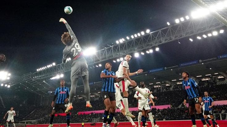 Il Milan pareggia 1-1 a Bergamo con l’Atalanta e scivola a -3 dalla vetta