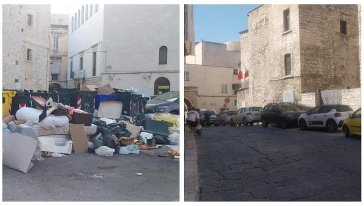 Immondizia per strada e auto parcheggiate nonostante la Ztl: a Bari vecchia cresce l’esasperazione