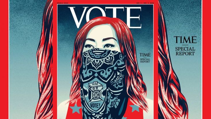 Per la prima volta Time cambia testata: sulla copertina del prossimo numero la scritta "Vote"