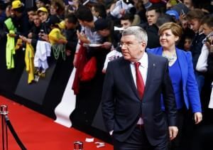 Roma 2024, summit a Davos<br />Renzi-Bach-Malag&ograve;