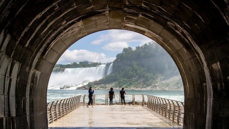 Niagara, dal tunnel dell'ex centrale elettrica la vista è ancor più da brivido