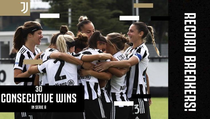 Juventus Women storica: batte il Napoli e centra la trentesima vittoria di fila in serie A