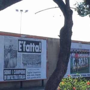 A Cagliari è sempre scudetto: una via dedicata ai campioni del '70