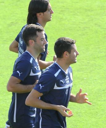 Coverciano, i tre viola in azzurro