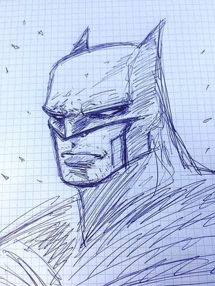 Un Batman sul taccuino