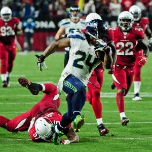 Nfl, Lynch da paura, firma la corsa pi&ugrave; bella, ora Seattle &egrave; di nuovo favorita